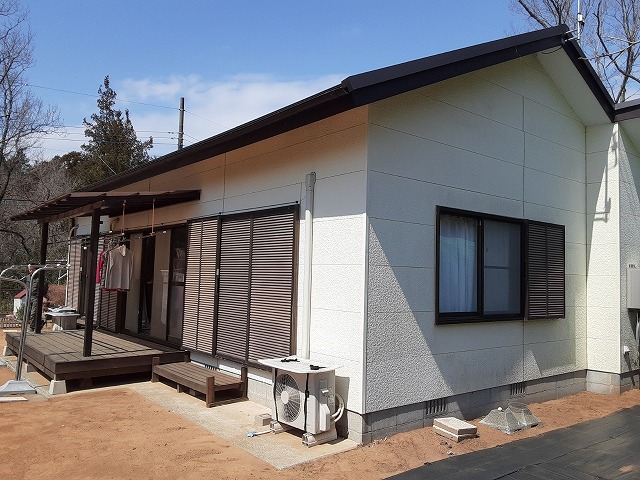 鉾田市平屋破風板工事お見積り